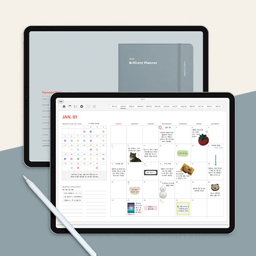Digital Planner 2026 ดีไซน์มินิมอล มีความเป็นมืออาชีพ