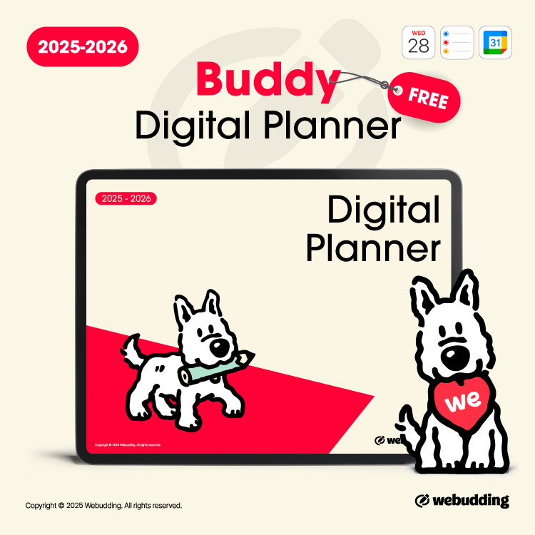 Digital Planner 2026 ดาวน์โหลดฟรี Buddy Planner [May 2025 – Apr 2026]